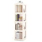 4/5/6-Tier Foldable Rotating Bookshelf, 360° Spinning Bookcase Tower with Swivel Base