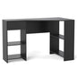 L-Shaped Computer Desk with Storage and Open Shelves for Living Room Bedroom