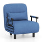 3-in-1 Convertible Sofa Bed with 5-Position Adjustable Backrest