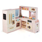 Corner Kitchen Playset with Large Fridge for Toddlers 3+ Years Old