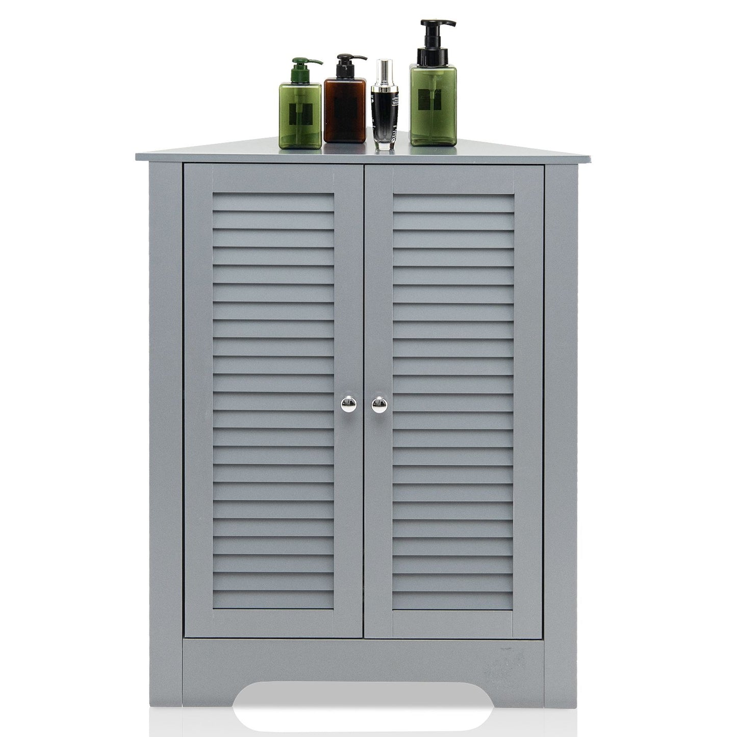 Triangle Bathroom Cabinet, Corner Bathroom Storage Unit Floor Cupboard