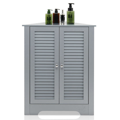 Triangle Bathroom Cabinet, Corner Bathroom Storage Unit Floor Cupboard