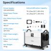 50/70L/Day Crawl Space Dehumidifier with 3 Modes and 24H Timer