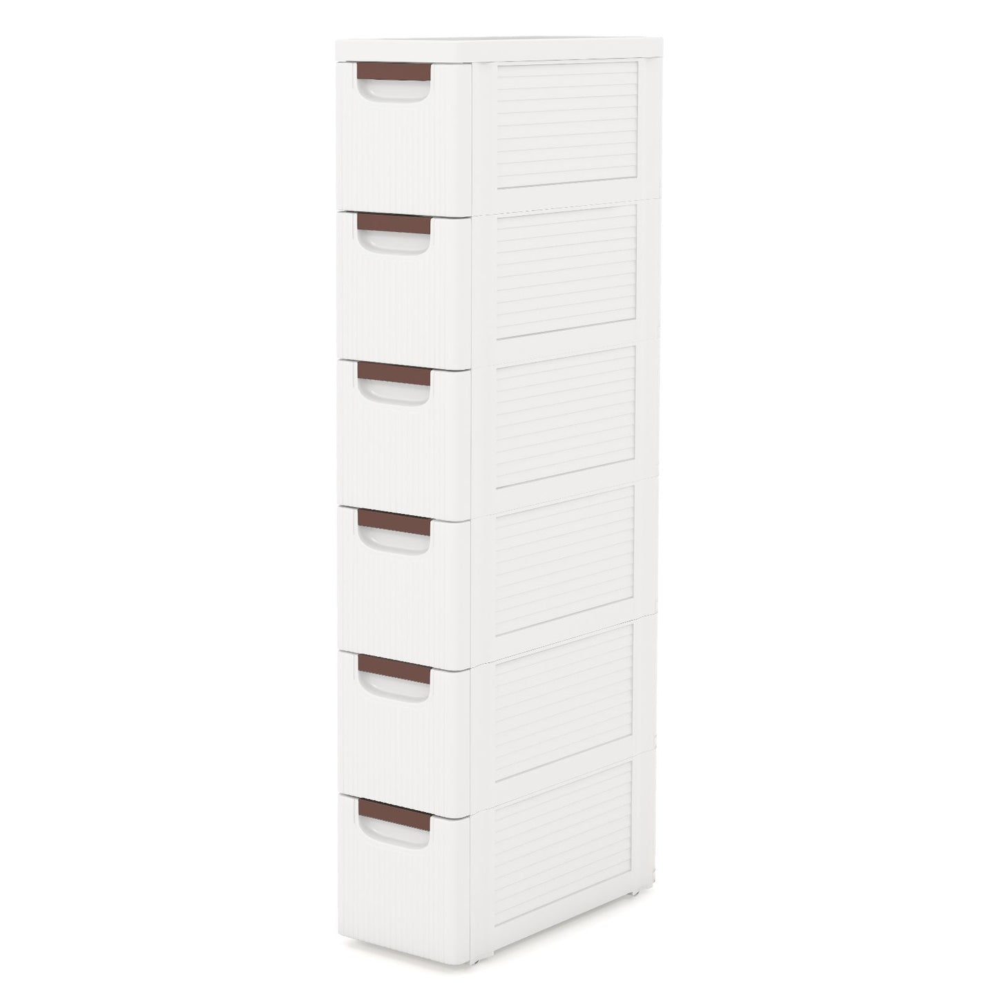 3/4/5/6-Drawer Narrow Storage Cabinet for Small Space