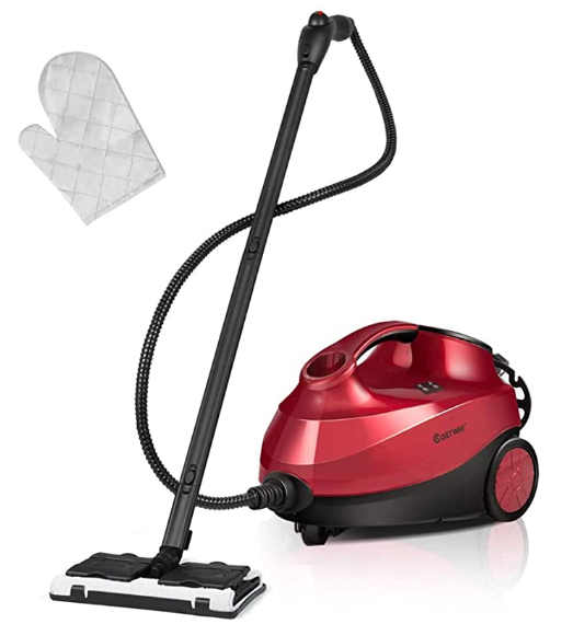2000W Steam Cleaner, 1.5L Tank Portable Household Steam Mop with 20 Accessories