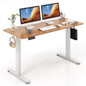 140 x 60 CM Height Adjustable Standing Desk with 3 Memory Heights