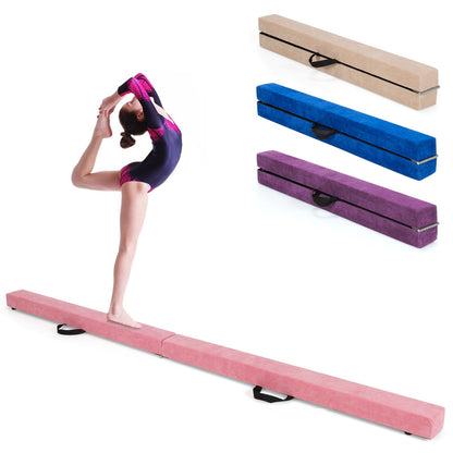 Portable Folding Gymnastic Beam with Carrying Handles