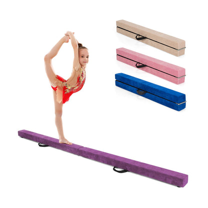 Portable Folding Gymnastic Beam with Carrying Handles