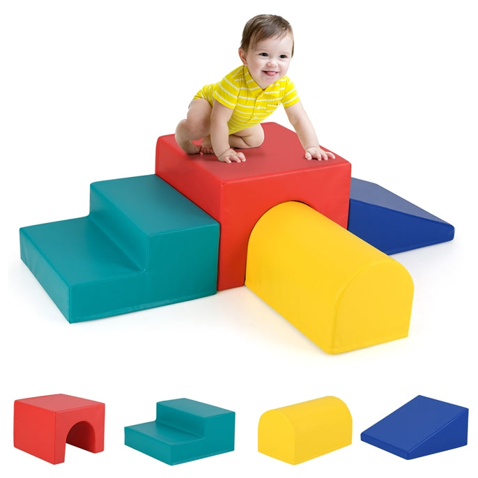 Climb and Crawl Foam Block Play Set for Infant Baby and Toddlers