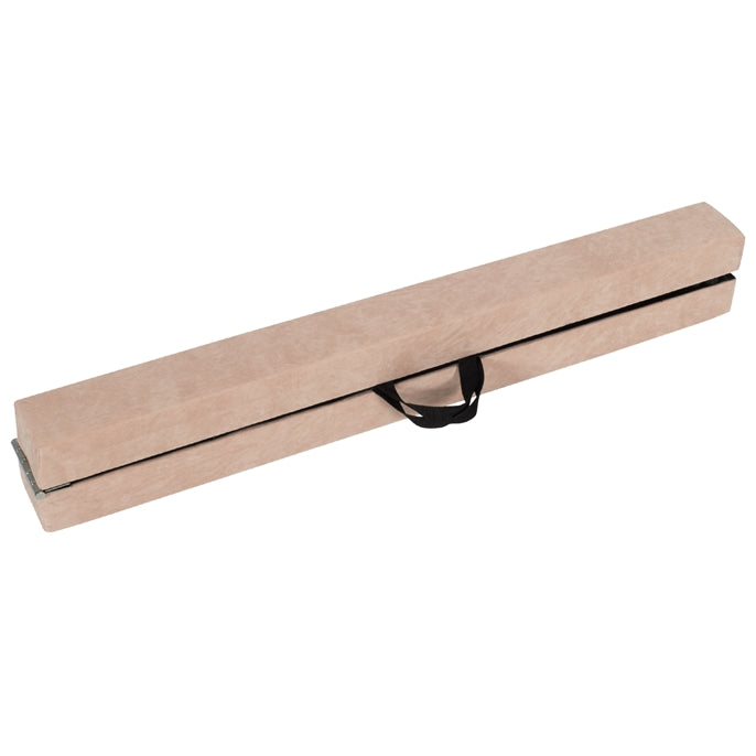 270CM Folding Balance Beam with Solid Wood Base and Anti-slip Bottom