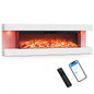 50” 3-Sided Electric Fireplace with Mantel & WiFi Smart Control
