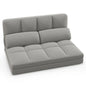 Floor Sofa Bed with 2 Pillows and Positions Adjustable Backrest