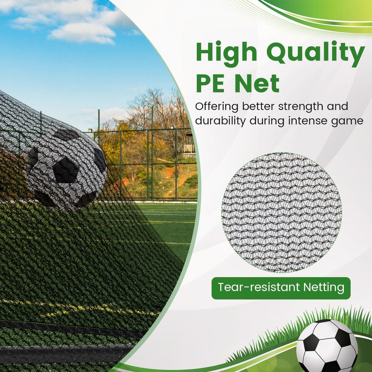 Foldable Pop-up Soccer Goal with Net