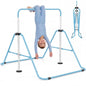 Folding Gymnastics Bar, Height Adjustable Horizontal Kip Bars with Anti-slip Base
