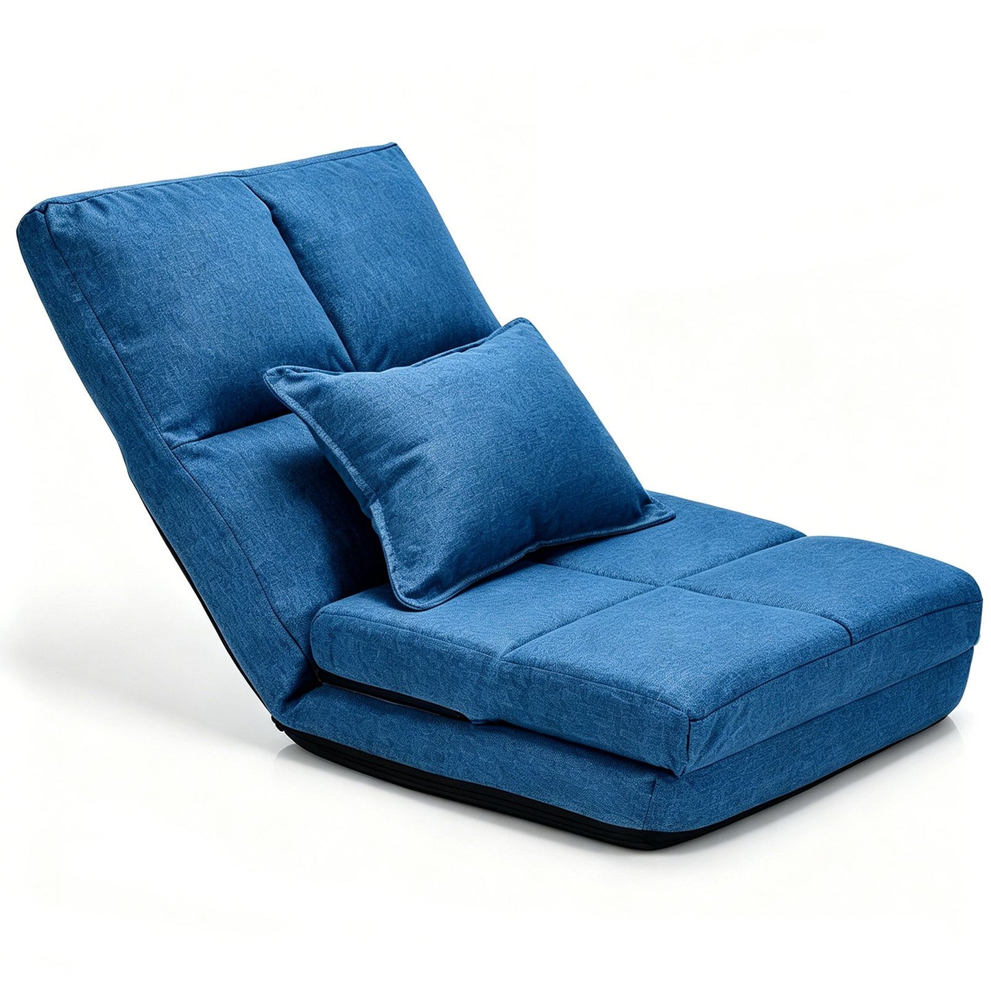 Folding Lazy Floor Sofa Bed with Pillow