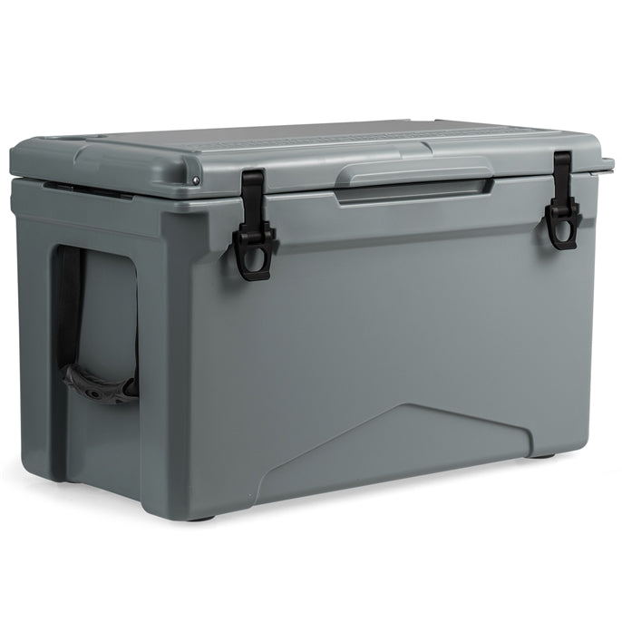 47L Portable Rotomolded Cooler with Integrated Cup Holders