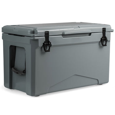 47L Portable Rotomolded Cooler with Integrated Cup Holders