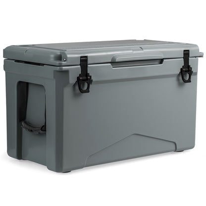 47L Portable Rotomolded Cooler with Integrated Cup Holders