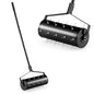 GiantexUK Outdoor Lawn Aerator, Heavy Duty 43/53cm Manual Grass Roller with Sand Filled Drum & 130cm Detachable Handle