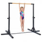 90-150cm Height Gymnastics Training Bar with Non-slip Rubber Pads
