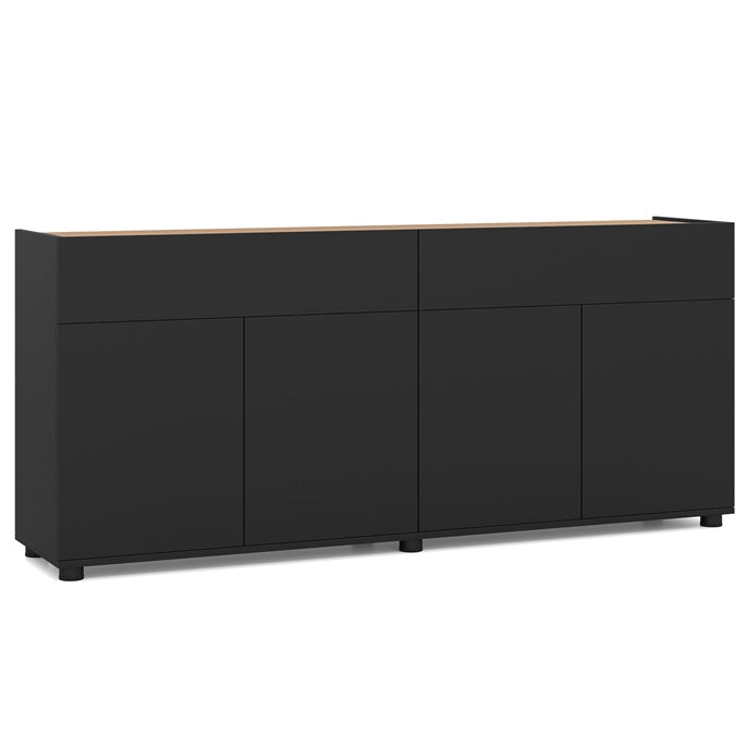 160cm Large Buffet Sideboard, 4 Door Storage Cabinet