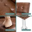 Single Sofa Chair with 3-Position Adjustable Backrest for Home Office