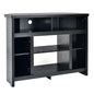 Wood Corner Universal TV Stand with Storage Cabinets and Adjustable Shelves