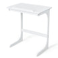 C-Shaped Bamboo Side Table with 7 Adjustable Angles