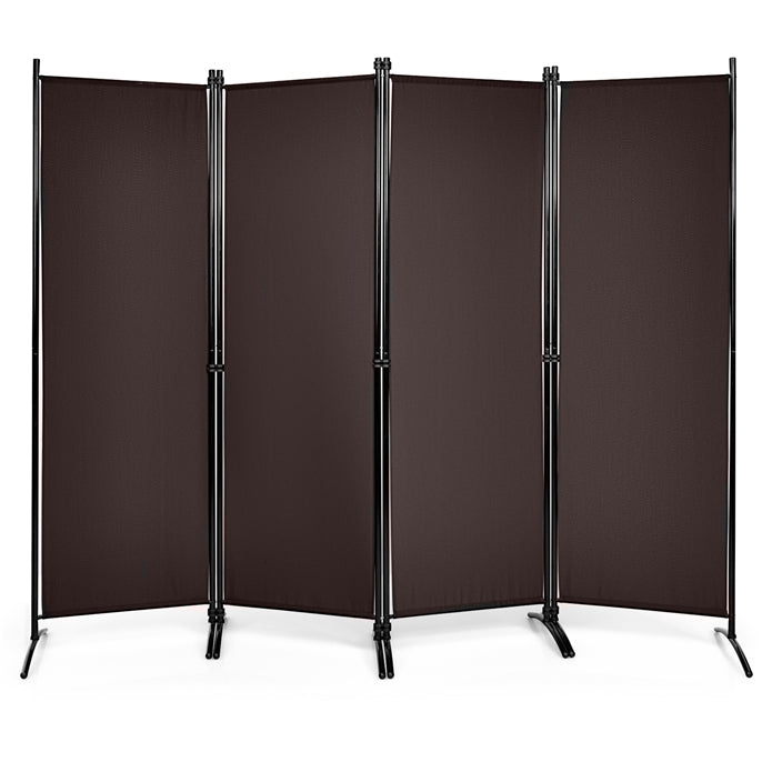 4 Panel Freestanding Wall Privacy Screen Protector (220 x 173cm)