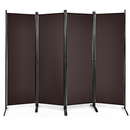 4 Panel Freestanding Wall Privacy Screen Protector (220 x 173cm)