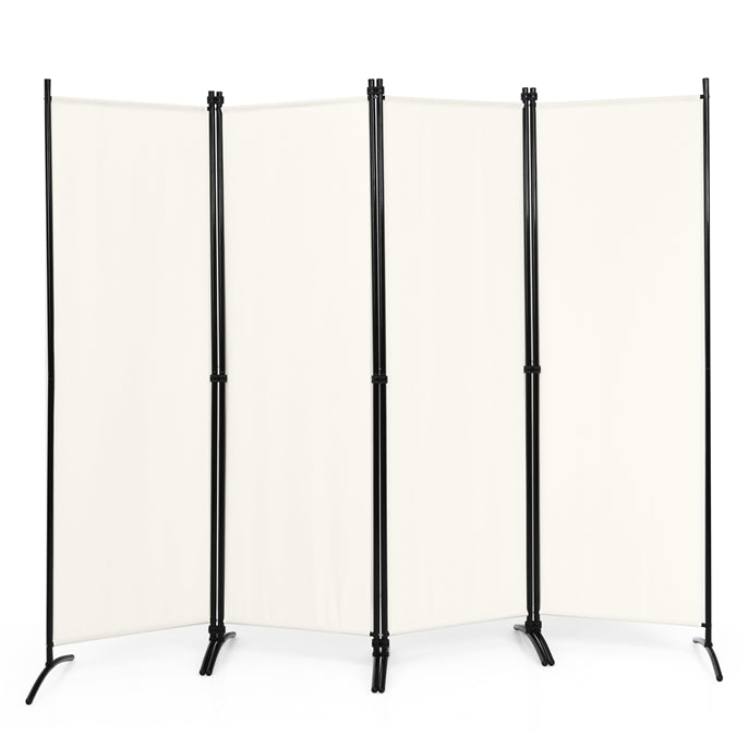 4 Panel Freestanding Wall Privacy Screen Protector (220 x 173cm)