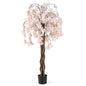 163CM Tall Artificial Cherry Blossom Tree with Flowers