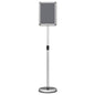 Height Adjustable Sign Holder Stand with Snap-Open Frame