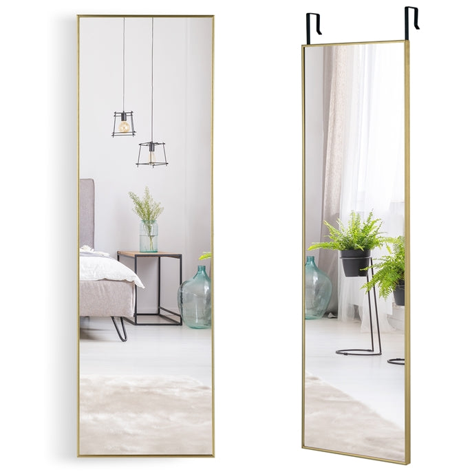120 x 37 cm Full Length Wall Hanging Mirror with Adjustable Hook
