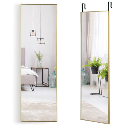 120 x 37 cm Full Length Wall Hanging Mirror with Adjustable Hook