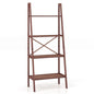 4 Tier Freestanding Bookcase with Anti Toppling Device for Living Room
