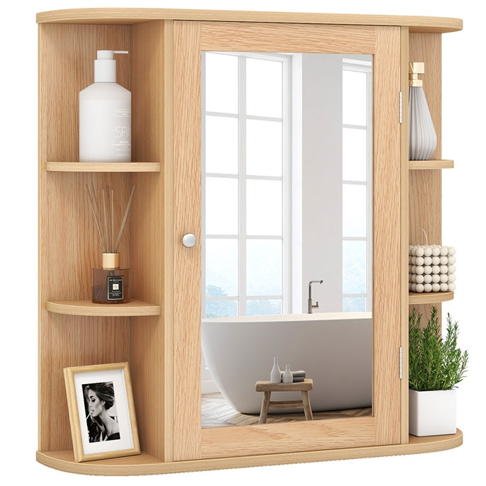3 Tier Mirrored Wall Mounted Bathroom Cabinet