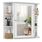 3 Tier Mirrored Wall Mounted Bathroom Cabinet