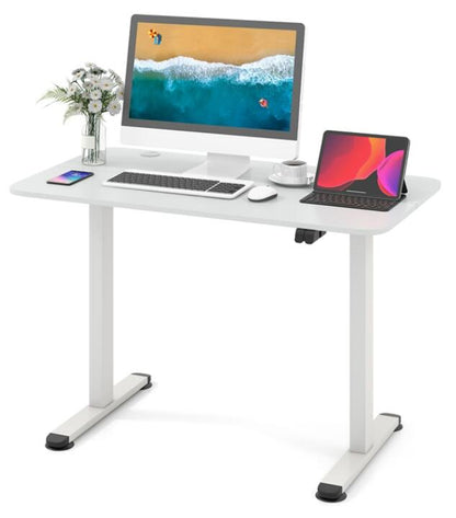 Electric Height Adjustable Standing Desk with Button Controller