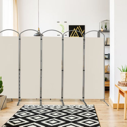 6 Panel Room Divider Freestanding and Folding Design for Home Office