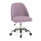 Swivel Office Chair, Ergonomic Armless Height Adjustable Desk Chair with Wheels