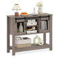 Vintage Console Table, Farmhouse Narrow Entryway Table Kitchen Sideboard