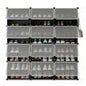 48 Pairs Expandable Modular Shoe Storage Cabinet with Door