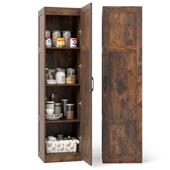 150 cm Tall 4-Tier Freestanding Storage Floor Cabinet