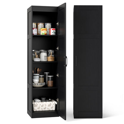 150 cm Tall 4-Tier Freestanding Storage Floor Cabinet