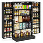 104cm Tall Kitchen Pantry Storage Cabinet with Doors and Adjustable Shelves