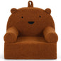 Kids Bear Sofa with Soft Fleece Fabric Cover