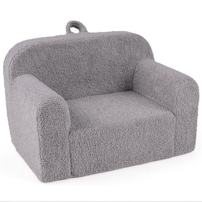 Kids Reading Sofa with Soft Fleece Fabric Cover