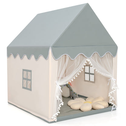 Kids Play Tent with Padded Mat Indoor Playhouse
