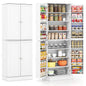 Kitchen Pantry Cabinet Freestanding Tall Buffet Cupboard with Cabinets